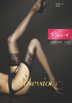 Ciorap FIORE Jordana 20 Den, Negru Ciorap FIORE Jordana 20 Den, Negru