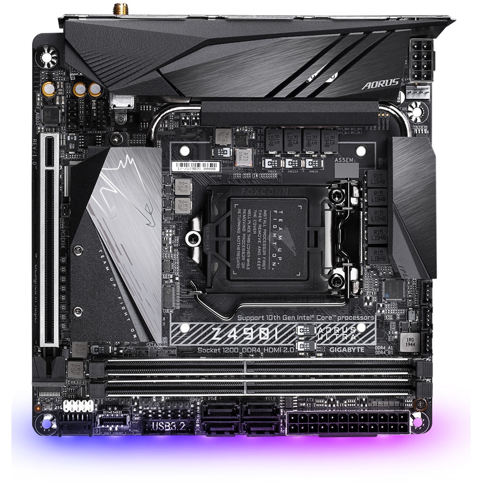 Placa de baza Gigabyte Z490I AORUS ULTRA, Socket 1200