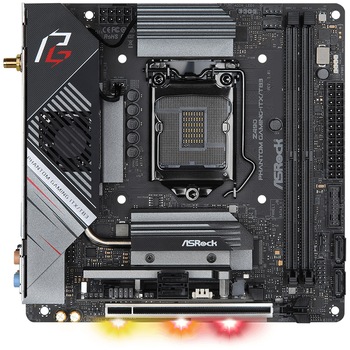 Placa de baza AsRock Z490 PHANTOM GAMING-ITX/TB3, Socket 1200 Placa de baza AsRock Z490 PHANTOM GAMING-ITX/TB3, Socket 1200