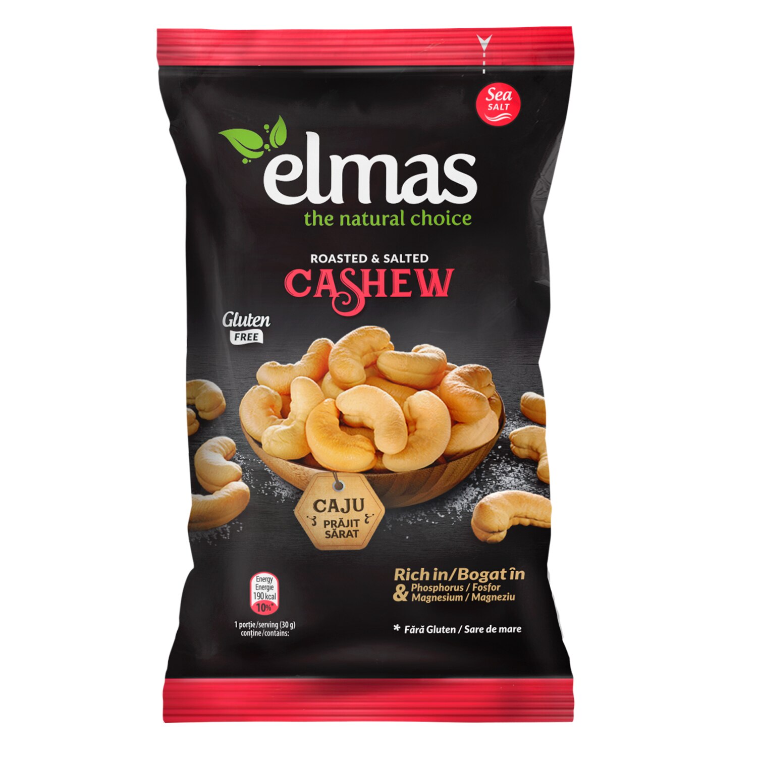 Caju prajit in ulei cu sare Elmas 140g