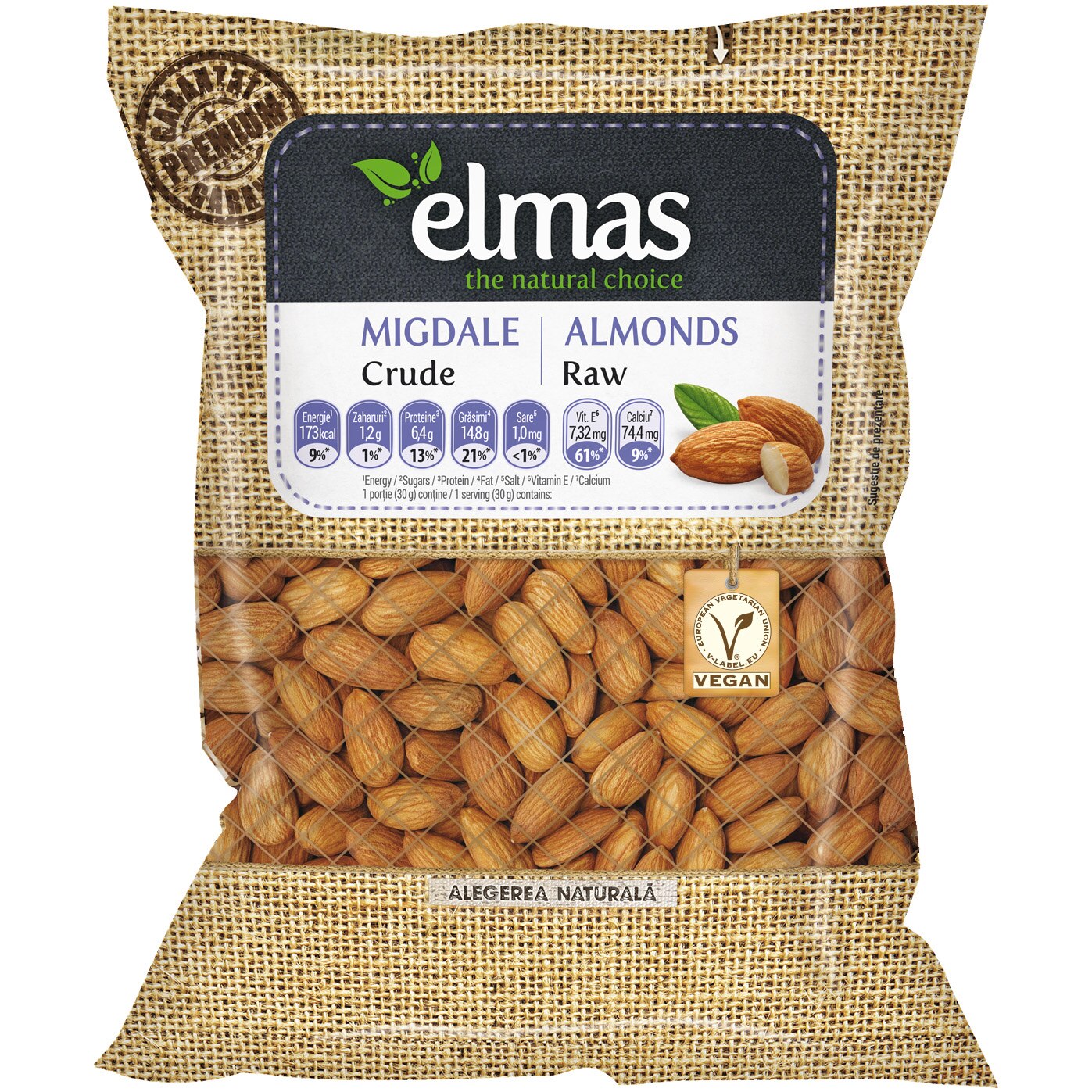 Migdale crude Elmas 250g