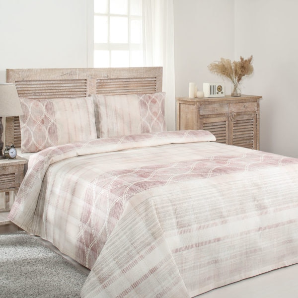 Lenjerie de pat din bumbac 100% Sonia Crem 1 pers