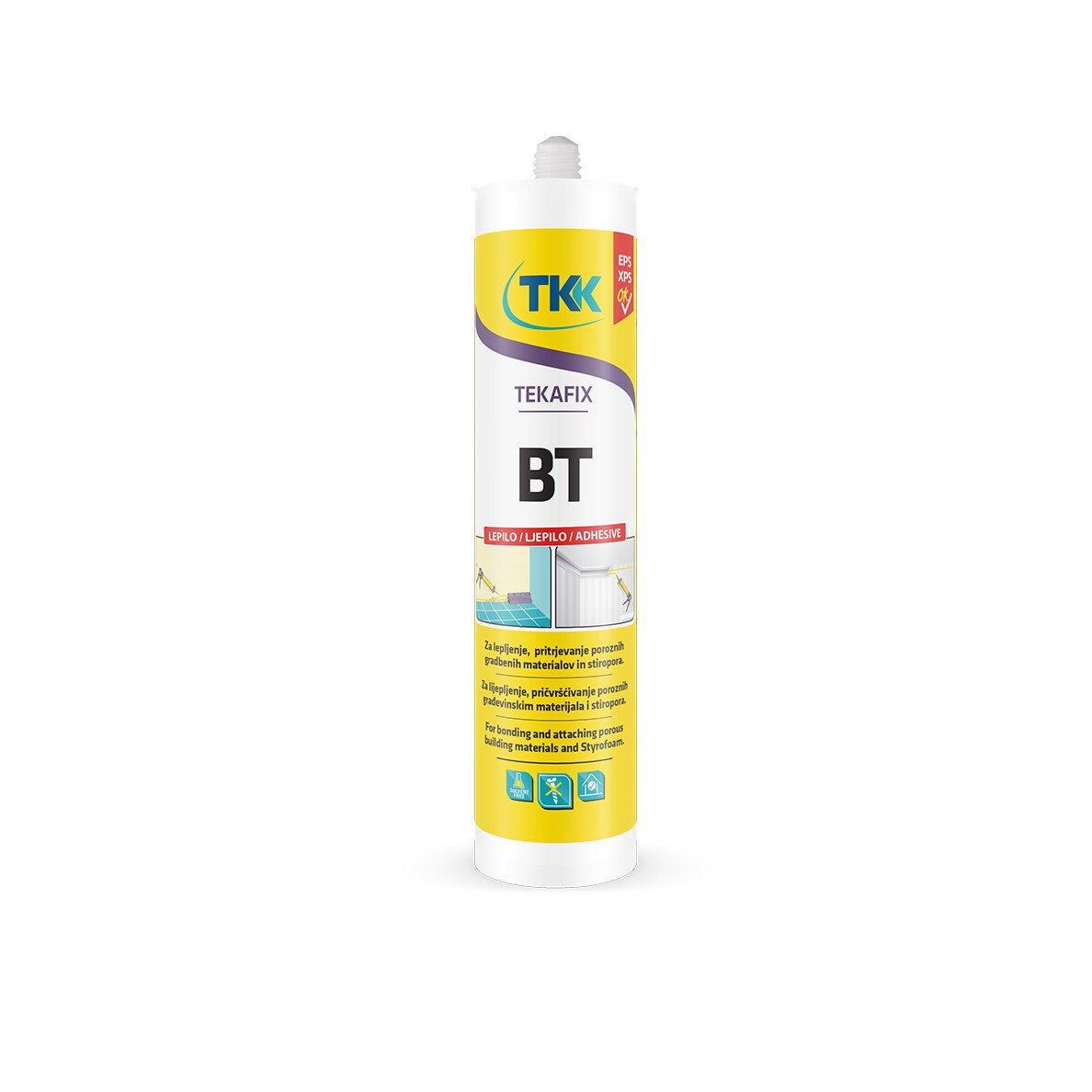 Adeziv constructii pentru suprafete poroase TKK - BT, alb - 300ml