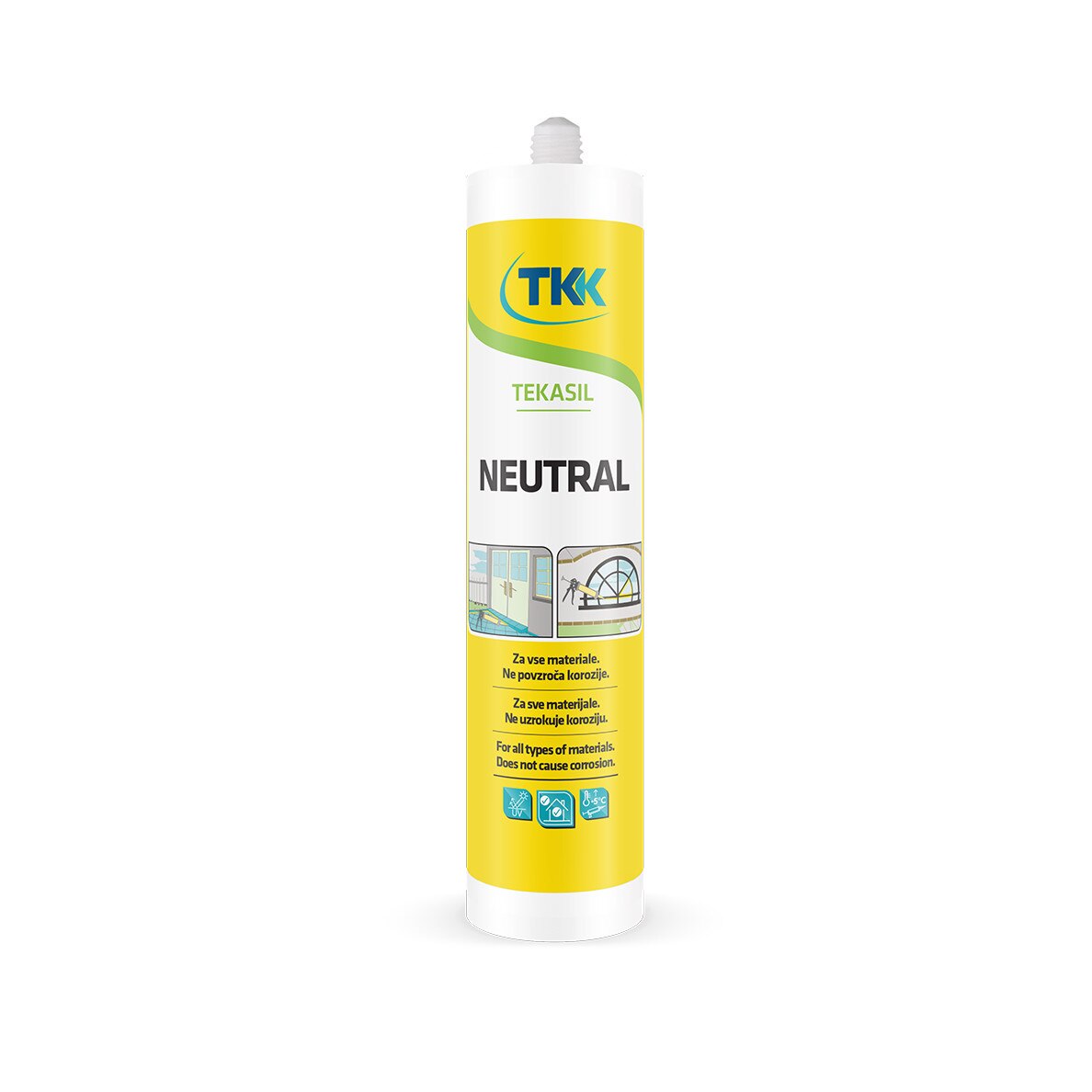 Silicon neutral TKK, alb - 280ml