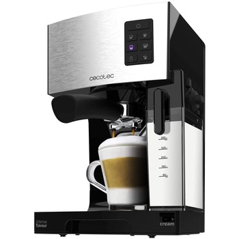 Espressor semi-automat Cecotec Power Instant-ccino 20, 1450 W, 20 bar, 1.4 l, rezervor lapte 400 ml, Inox/Negru Espressor semi-automat Cecotec Power Instant-ccino 20, 1450 W, 20 bar, 1.4 l, rezervor lapte 400 ml, Inox/Negru