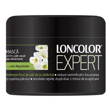 Masca de par Loncolor Expert pentru par uscat/deteriorat, 200 ml Masca de par Loncolor Expert pentru par uscat/deteriorat, 200 ml