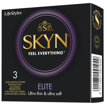 Prezervative Skyn Elite, 3 buc Prezervative Skyn Elite, 3 buc