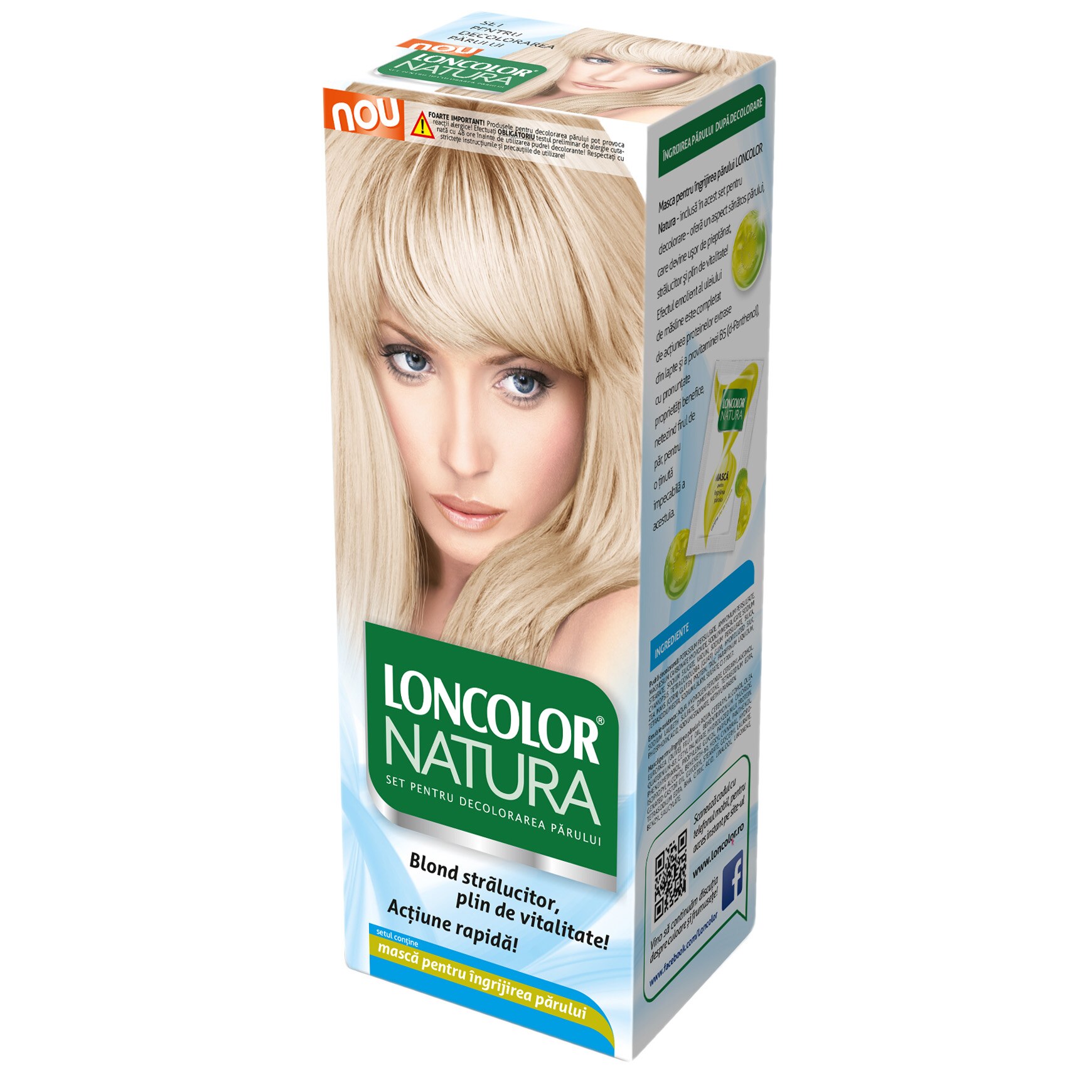 Pudra decoloranta Loncolor Natura, 100 ml