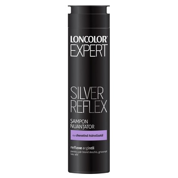 Sampon nuantator Loncolor Expert Silver pentru par blond, grizonat si alb, 250 ml Sampon nuantator Loncolor Expert Silver pentru par blond, grizonat si alb, 250 ml