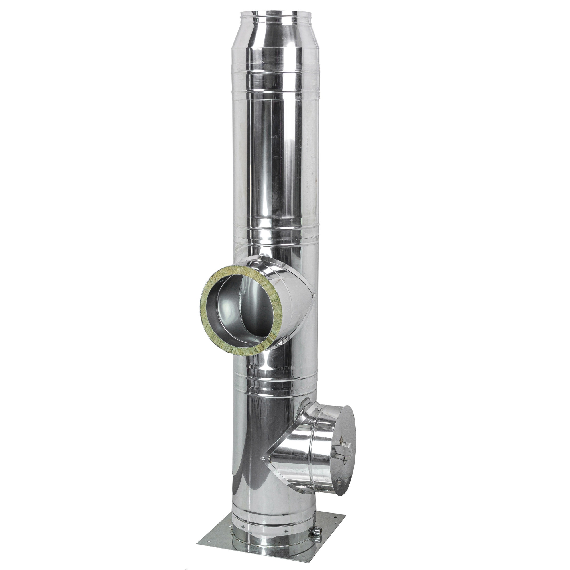 Sistem cos de fum profesional inox - KaminINOX Eko 5m 200mm 90G - pachet complet