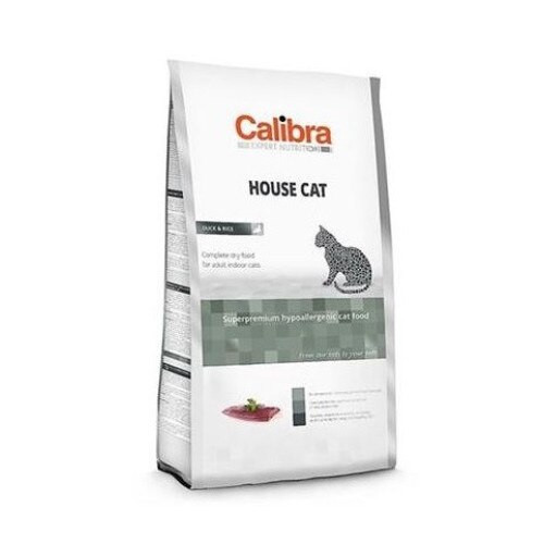 Hrana uscata pentru pisici, Calibra Cat EN House, Rata si Pui, 7 kg