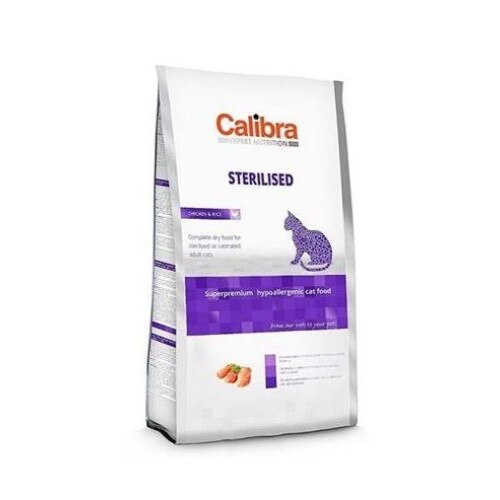 Hrana uscata pentru pisici, Calibra Cat EN Sterilised, Pui, 2 kg