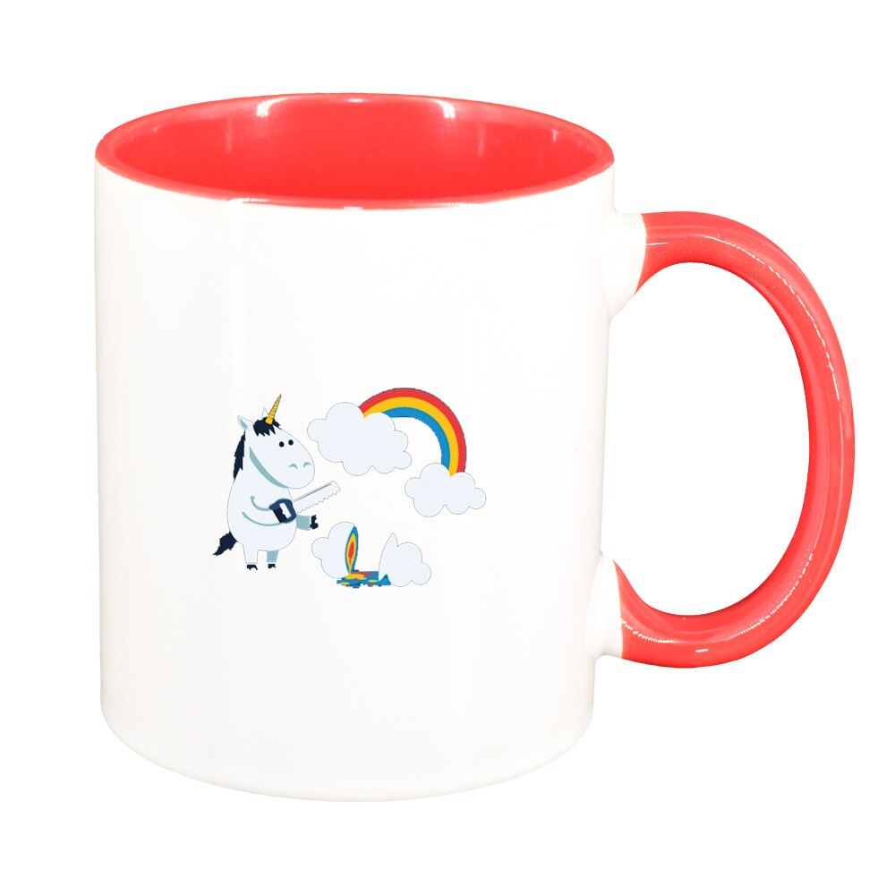 Cana Unicorn - Rainbow, interior rosu, 330ml, D1432