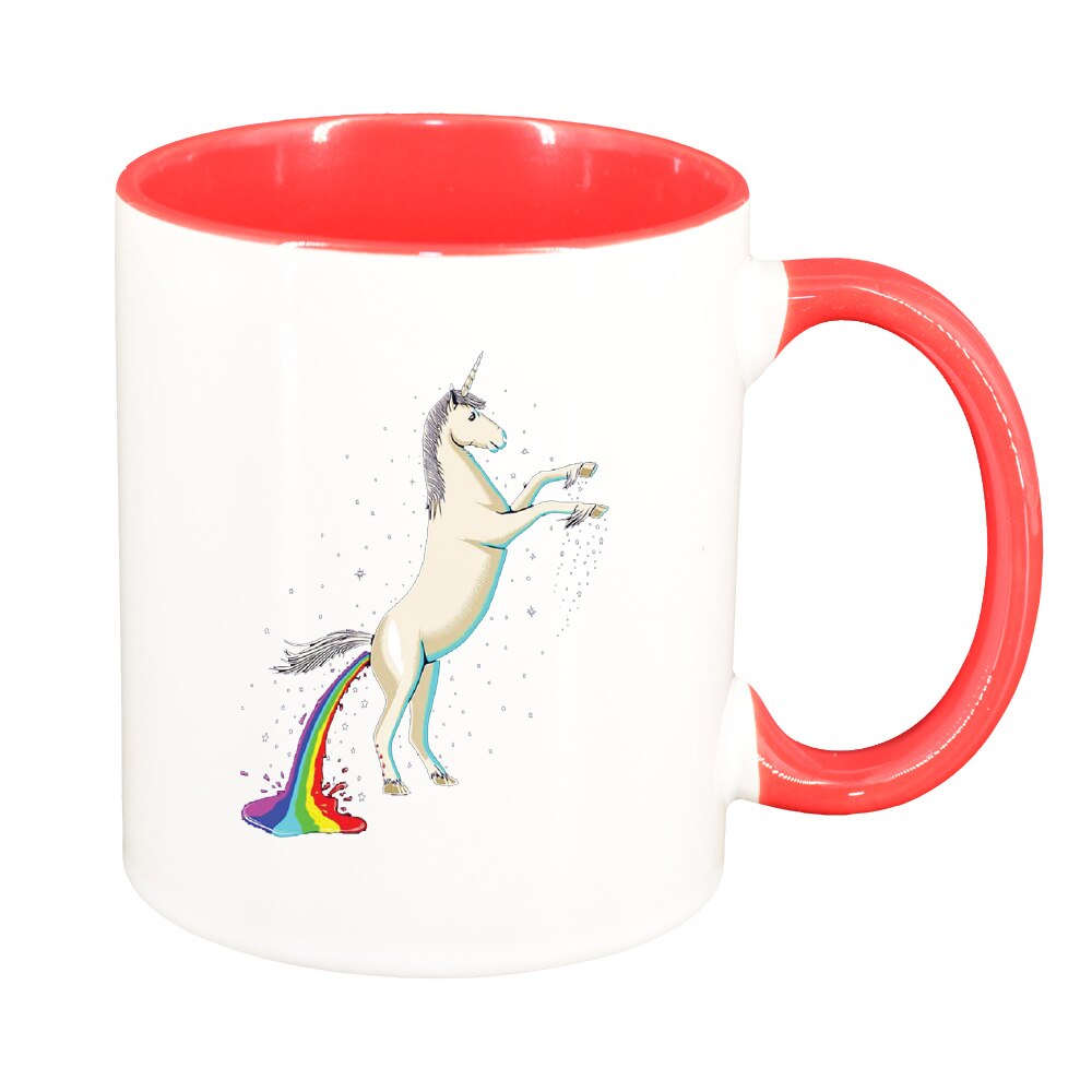 Cana Unicorn - Rainbow, interior rosu, 330ml, D1434