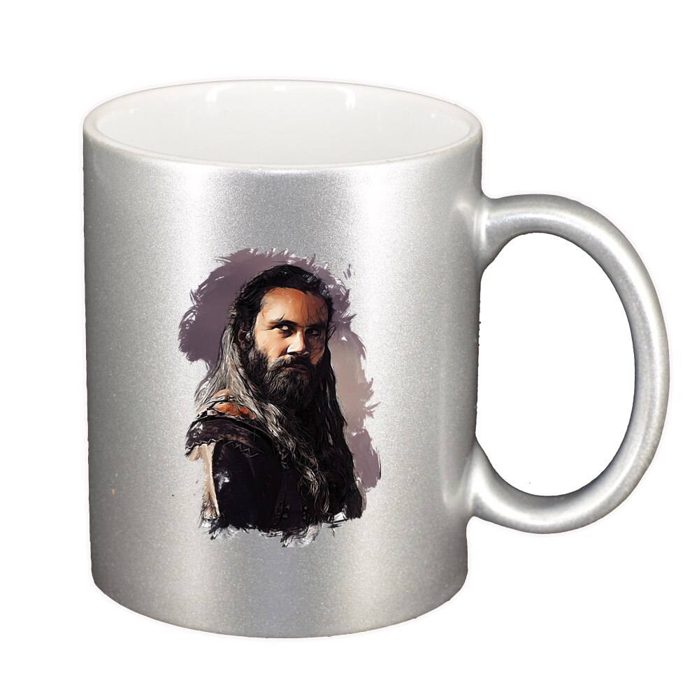 Cana Vikingii, argintiu sidefata, 330ml, D1436