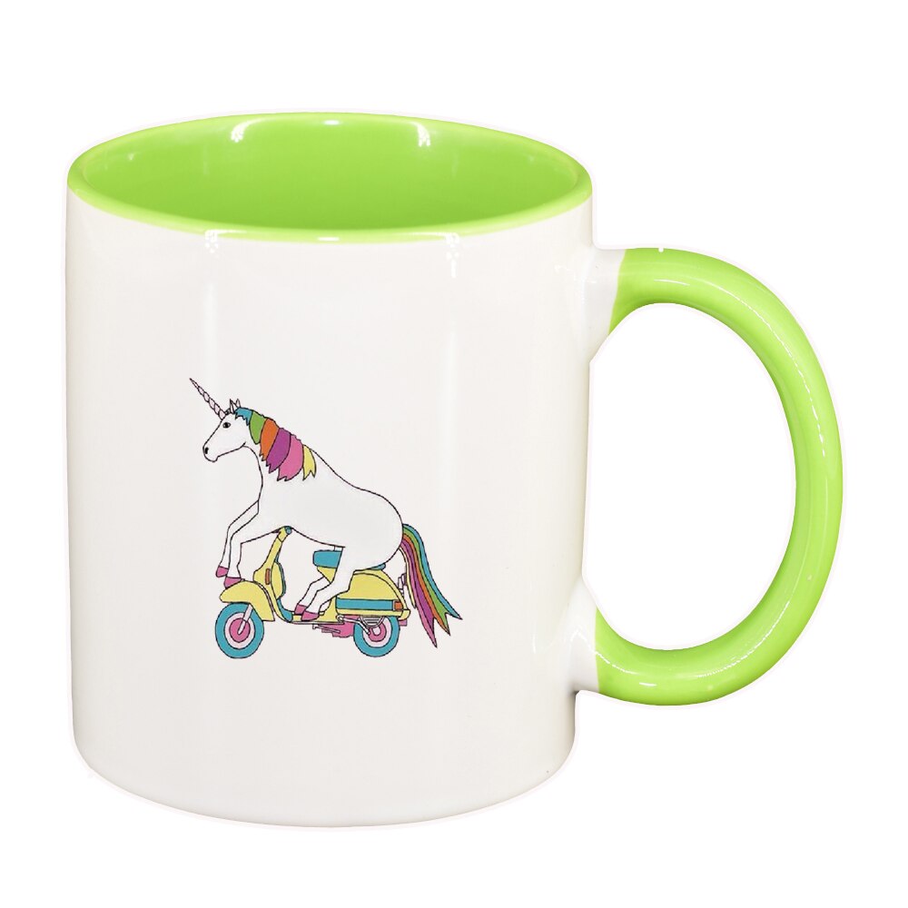 Cana Unicorn - Vespa, interior verde deschis, 330ml, D1433