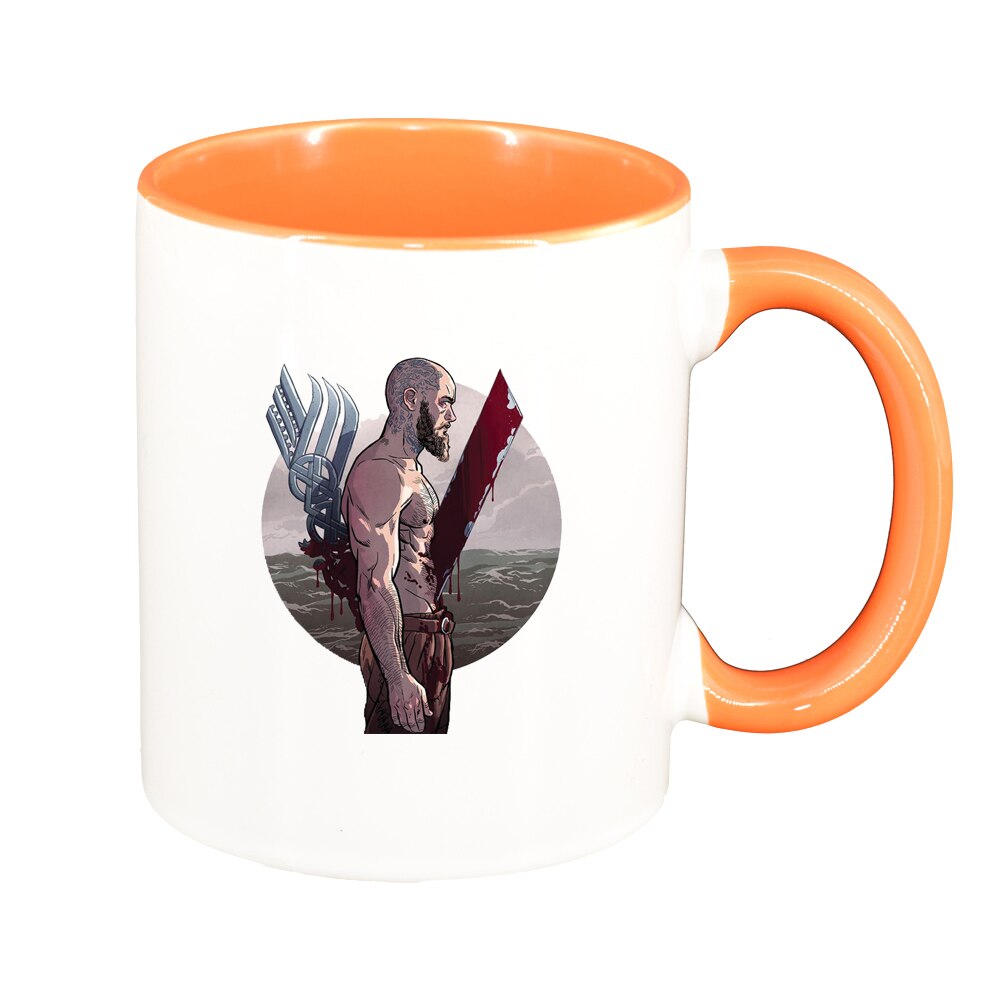 Cana Vikingii, interior portocaliu, 330ml, D1439