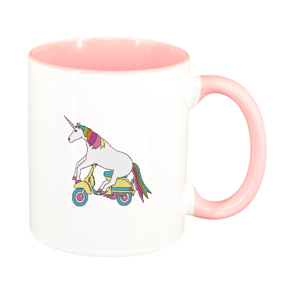 Cana Unicorn - Vespa, interior roz, 330ml, D1433