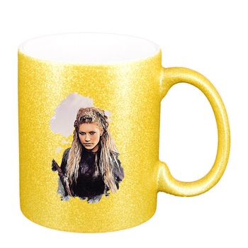 Cana Vikingii, auriu sidefata glitter, 330ml, D1438 Cana Vikingii, auriu sidefata glitter, 330ml, D1438