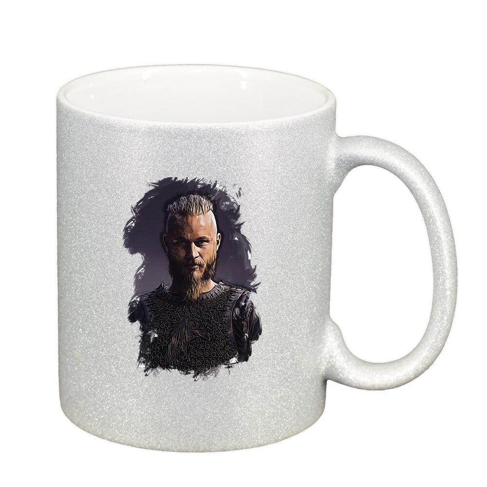 Cana Vikingii, argintiu sidefata glitter, 330ml, D1437