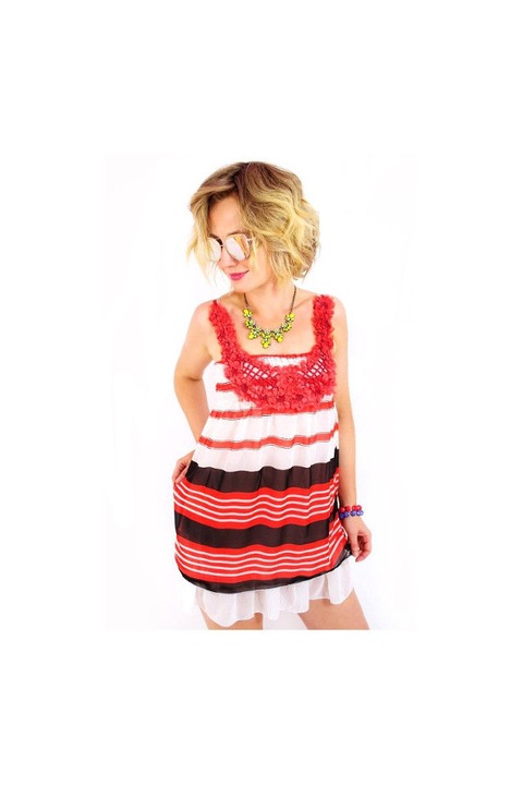 Rochie Sukienka R267, Rosu