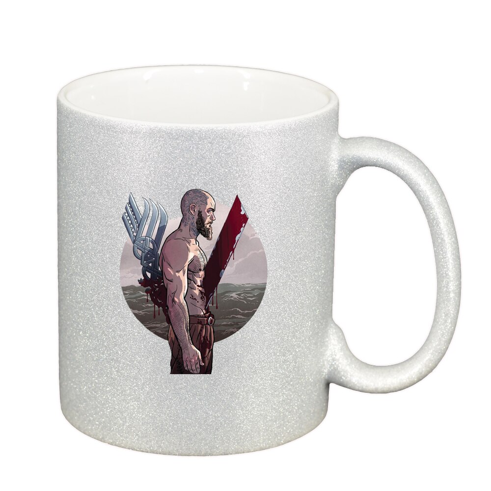 Cana Vikingii, argintiu sidefata glitter, 330ml, D1439