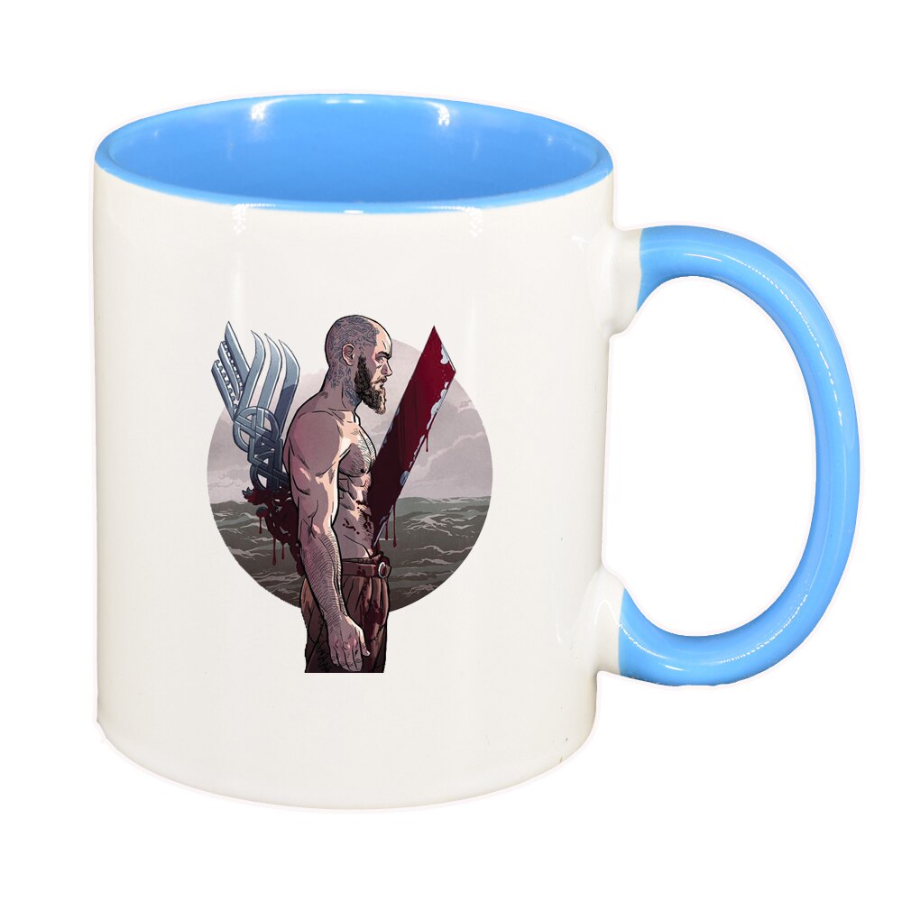 Cana Vikingii, interior albastru, 330ml, D1439