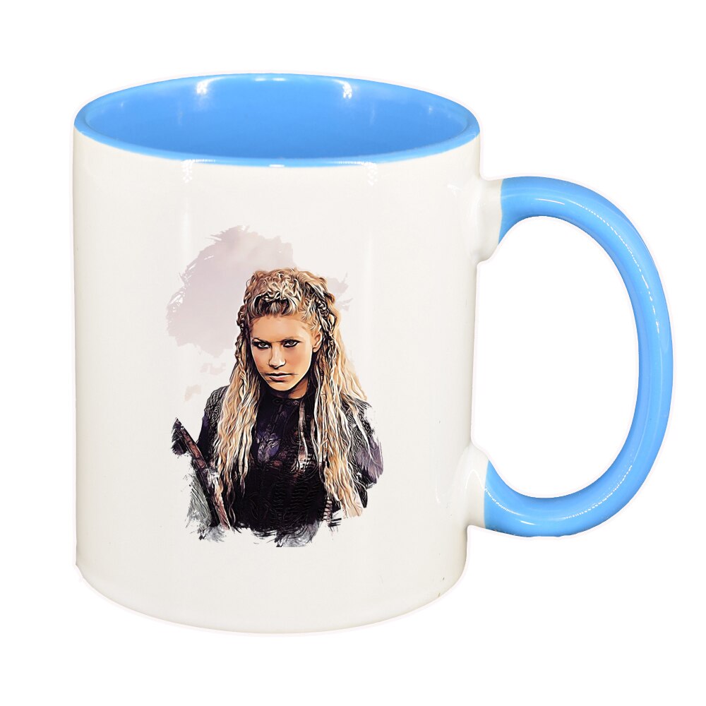 Cana Vikingii, interior albastru, 330ml, D1438