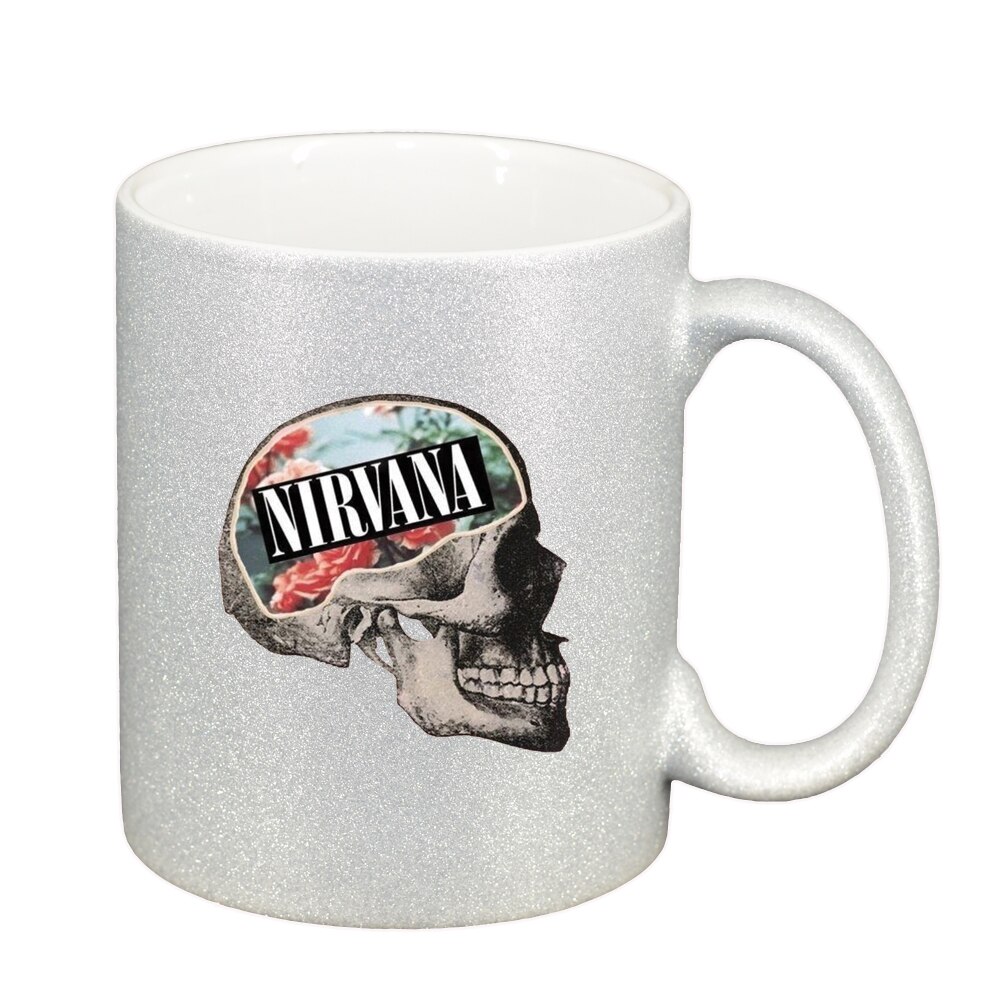 Cana Nirvana, argintiu sidefata glitter, 330ml, D1441