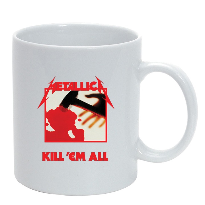 Cana Metallica, alb, 330ml, D1445