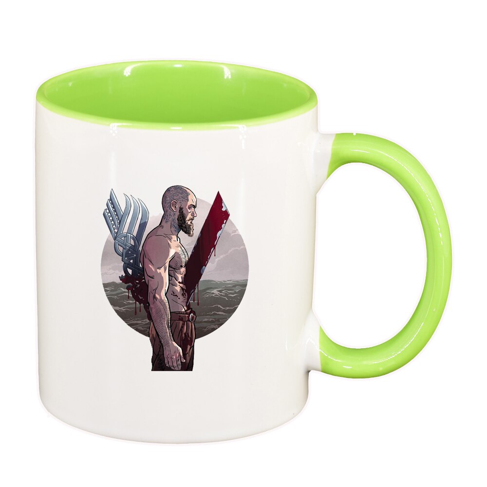 Cana Vikingii, interior verde deschis, 330ml, D1439