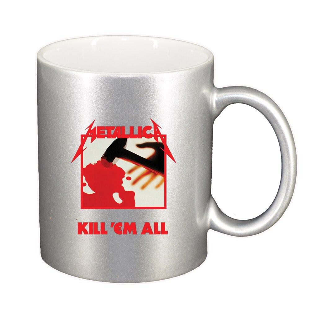 Cana Metallica, argintiu sidefata, 330ml, D1445