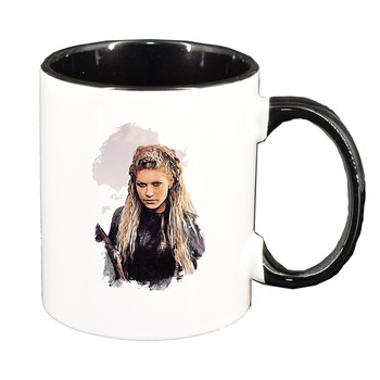 Cana Vikingii, interior negru, 330ml, D1438 Cana Vikingii, interior negru, 330ml, D1438