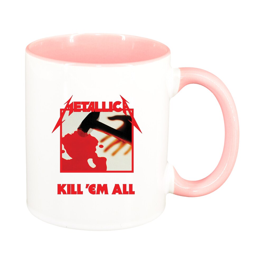 Cana Metallica, interior roz, 330ml, D1445