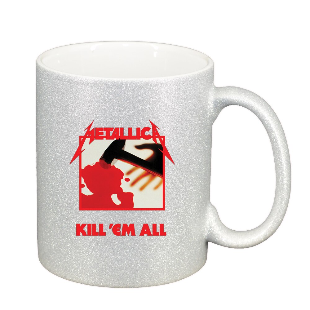 Cana Metallica, argintiu sidefata glitter, 330ml, D1445