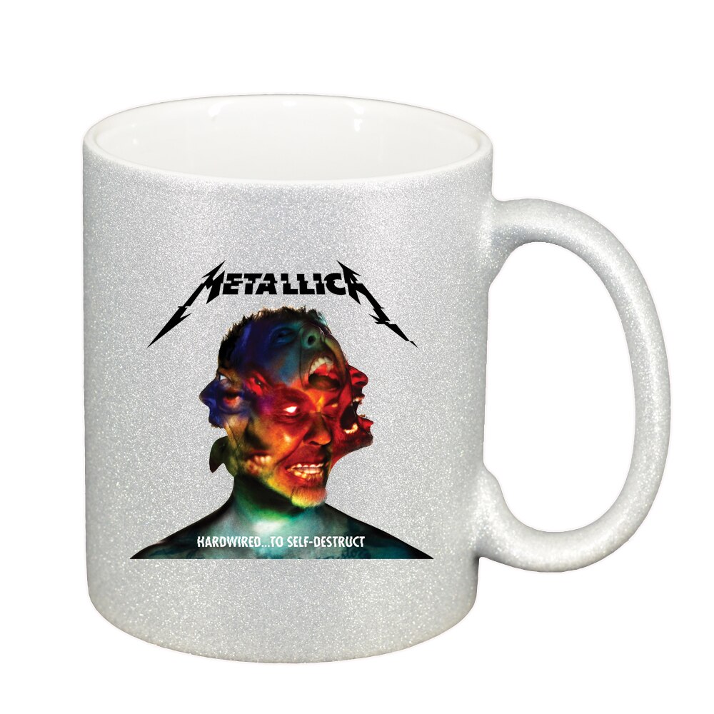 Cana Metallica, argintiu sidefata glitter, 330ml, D1446