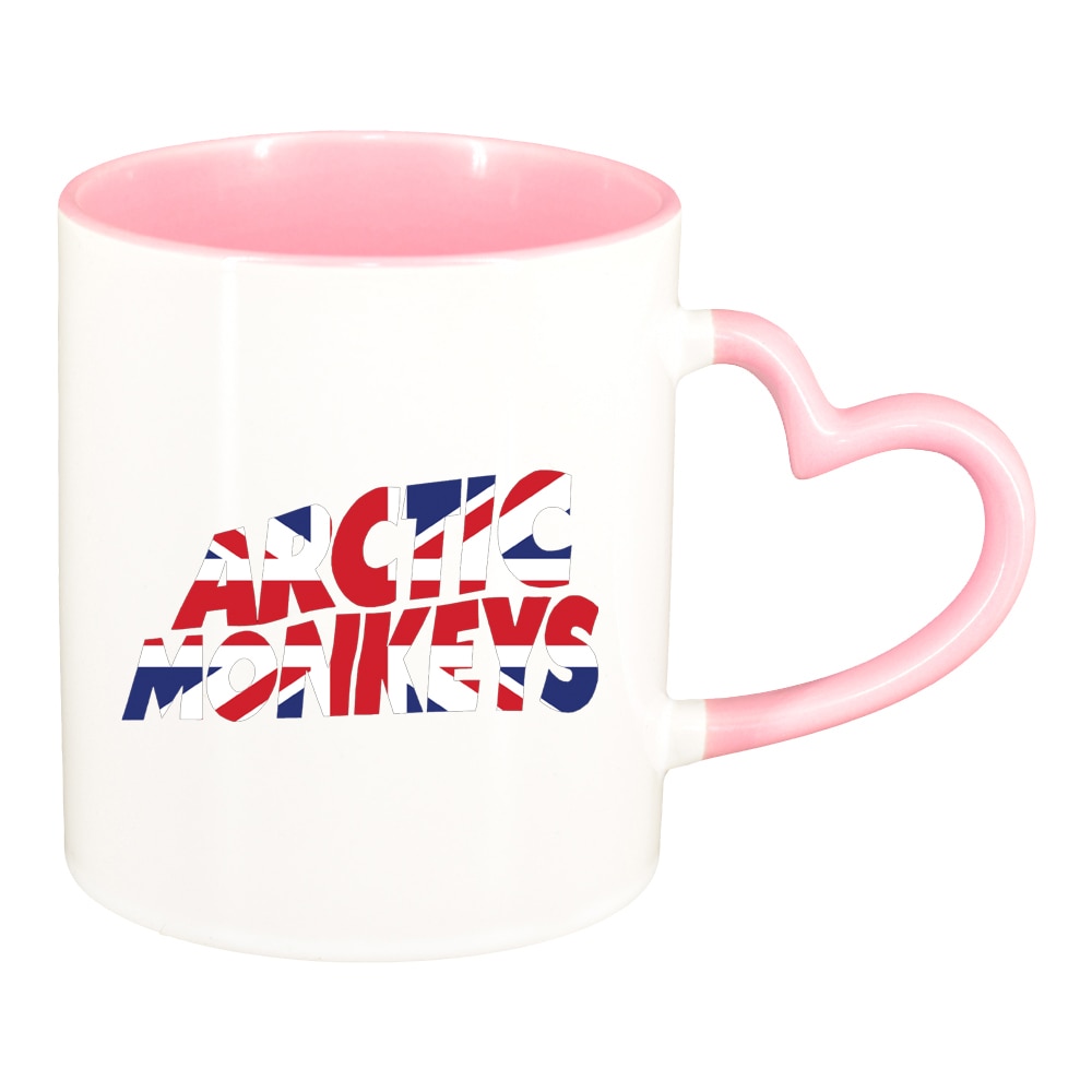 Cana Arctic Monkeys, interior roz, maner inima, 330ml, D1448