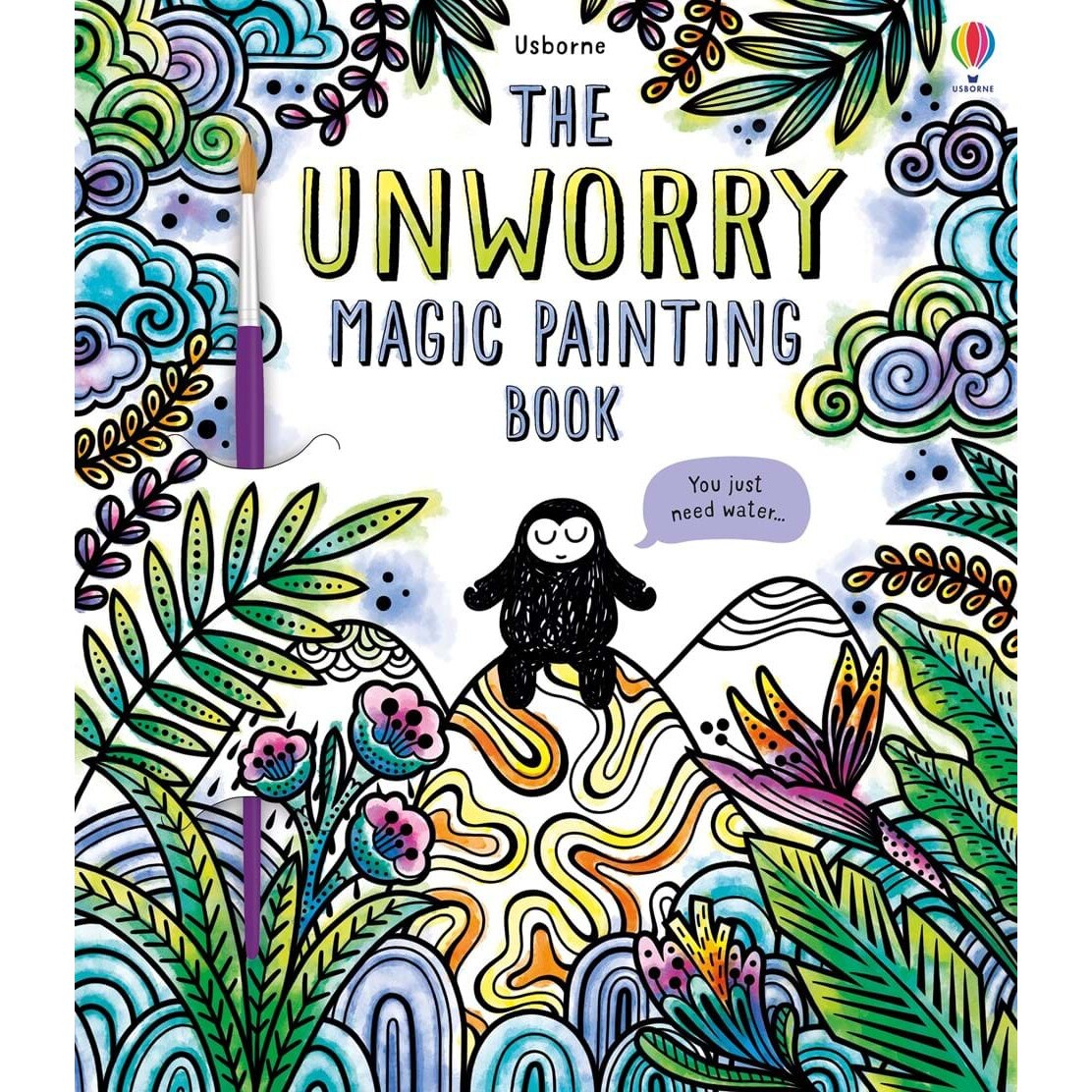 Carte magica de pictat doar cu apa, The Unworry Magic Painting Book