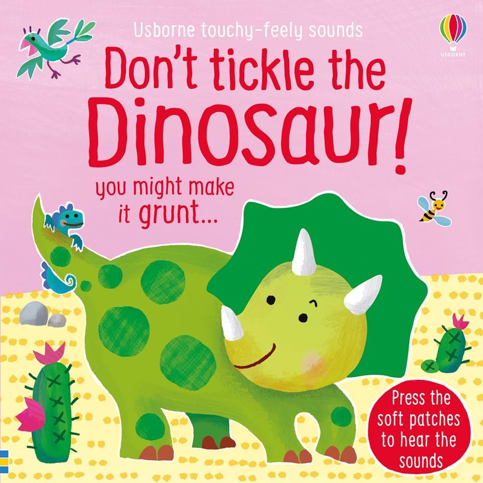 Carte sonora touchy feely, Don't Tickle the Dinosaur!