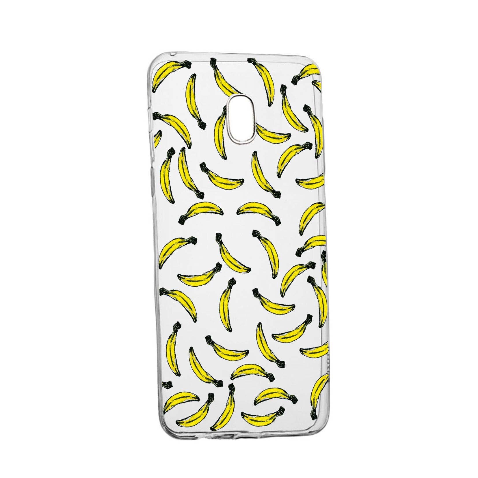 Husa Bananas, pentru HTC U Play, rezistenta la uzura, anti-alunecare, din silicon Premium, 664