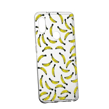 Husa Bananas, pentru Huawei P20 Lite, rezistenta la uzura, anti-alunecare, din silicon Premium, 664 Husa Bananas, pentru Huawei P20 Lite, rezistenta la uzura, anti-alunecare, din silicon Premium, 664
