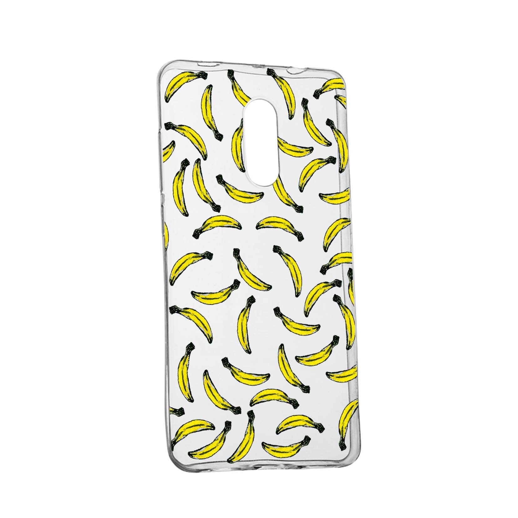 Husa Bananas, pentru LG K8 2018, rezistenta la uzura, anti-alunecare, din silicon Premium, 664