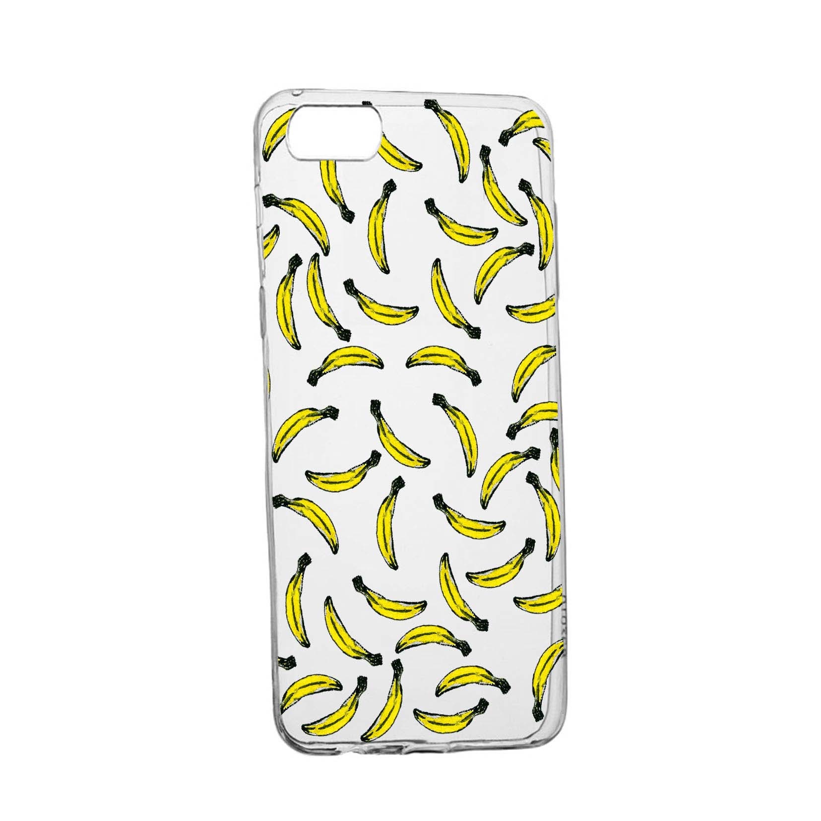Husa Bananas, pentru Apple iPhone 7 Plus / 8 Plus, rezistenta la uzura, anti-alunecare, din silicon Premium, 664