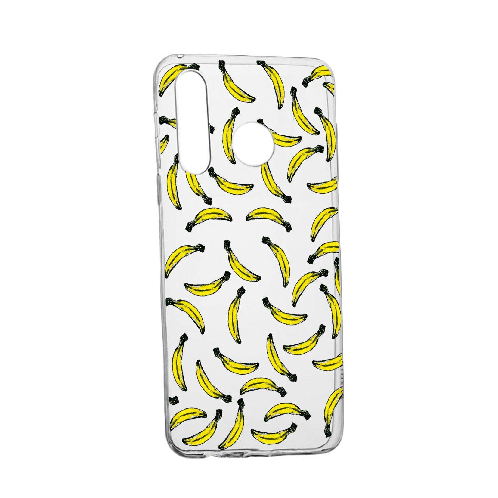 Husa Bananas, pentru Samsung Galaxy M30 / Galaxy A40S, rezistenta la uzura, anti-alunecare, din silicon Premium, 664