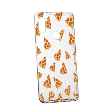 Husa Pizza, pentru Xiaomi Redmi Note 5 Pro / Note 5 Dual Camera, rezistenta la uzura, anti-alunecare, din silicon Premium, 665 Husa Pizza, pentru Xiaomi Redmi Note 5 Pro / Note 5 Dual Camera, rezistenta la uzura, anti-alunecare, din silicon Premium, 665