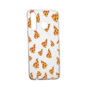 Husa Pizza, pentru Samsung Galaxy A20, rezistenta la uzura, anti-alunecare, din silicon Premium, 665 Husa Pizza, pentru Samsung Galaxy A20, rezistenta la uzura, anti-alunecare, din silicon Premium, 665