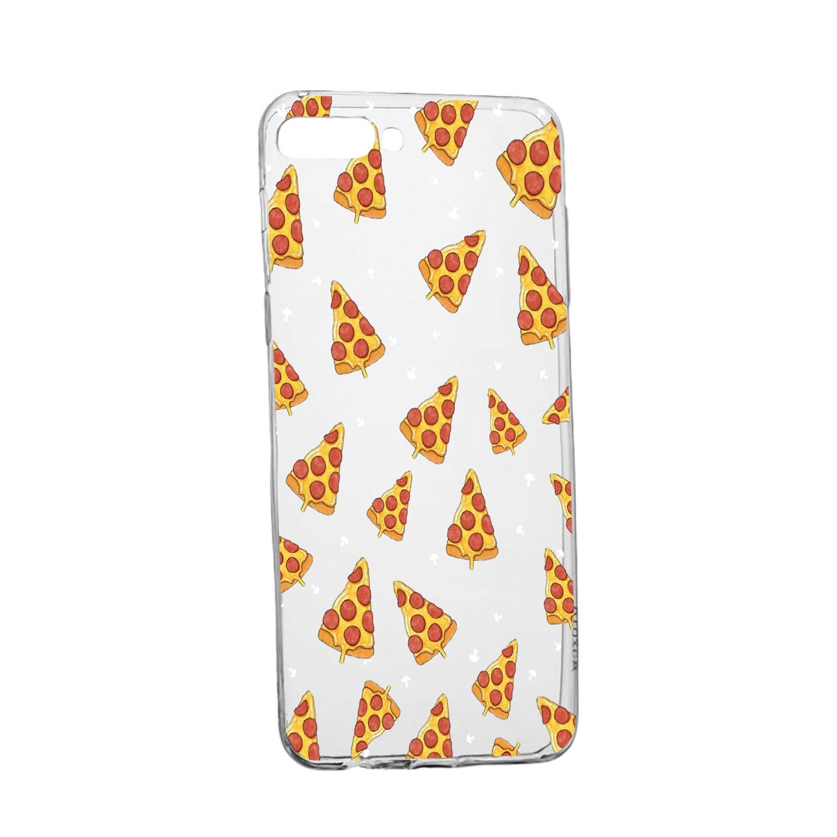 Husa Pizza, pentru LG K9, rezistenta la uzura, anti-alunecare, din silicon Premium, 665