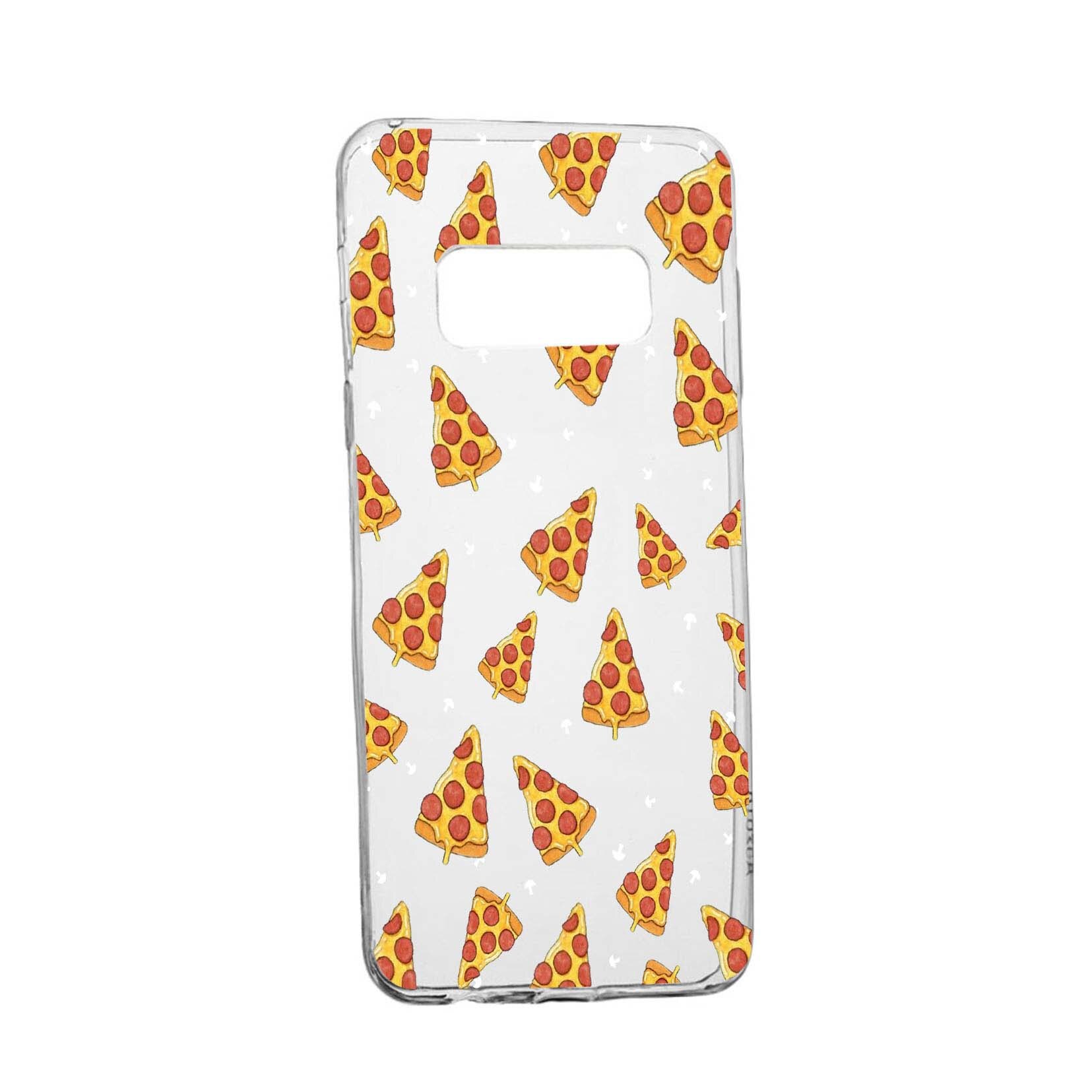 Husa Pizza, pentru Samsung Galaxy S10Lite/S10e, rezistenta la uzura, anti-alunecare, din silicon Premium, 665