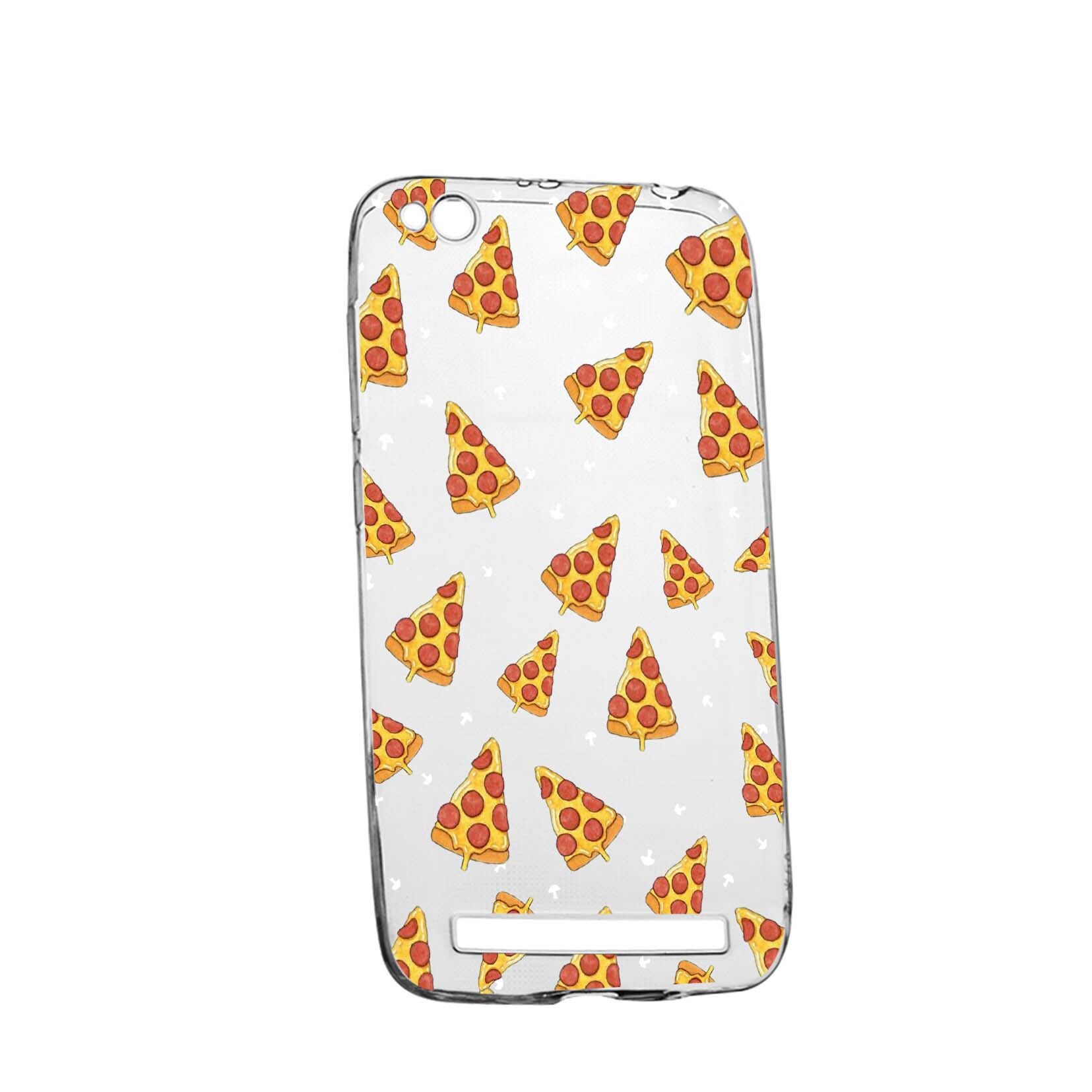 Husa Pizza, pentru Xiaomi Redmi 5A, rezistenta la uzura, anti-alunecare, din silicon Premium, 665