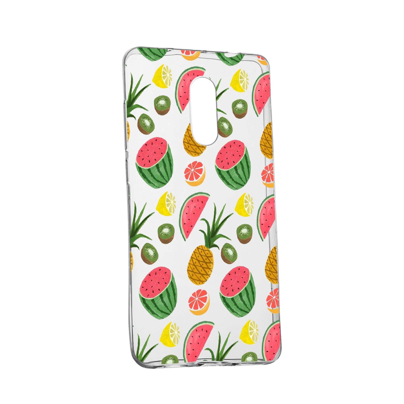 Husa Ananas, pentru Nokia 7, rezistenta la uzura, anti-alunecare, din silicon Premium, 666